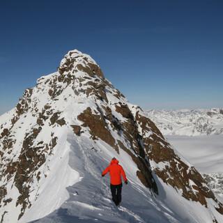 Auch an der Weißkugel muss man mit starkem Wind rechnen. Foto: JDAV/Pröttel