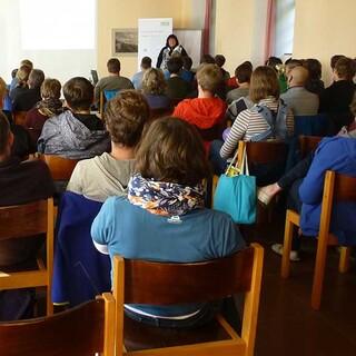 "Motivation im Ehrenamt" ein Impulsvortrag von Dr. Barbara Moschner, Foto: JDAV/ Lena Glaeser