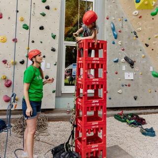 Aktionstag in der Kletterhalle. Foto: Sektion Hamburg