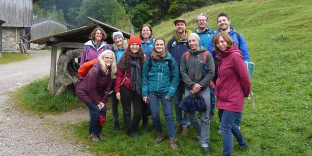 JDAV Team beim Betriebsausflug im Herbst 2021, Foto: JDAV / Stefanie Zapletal