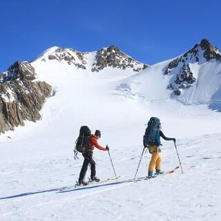 Auch rund um die Wildspitze herrschen heuer gute Spaltenverhältnisse. Foto:  JDAV/Pröttel