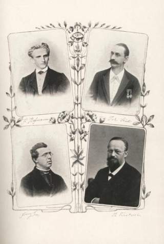 Portraits der Gründungsväter des DAV