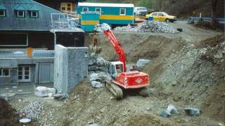 Ein Blick auf eine Baustelle im Außenbereich der Jubi