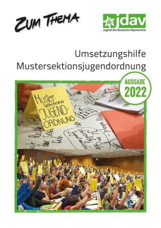 Cover Zum-Thema-Heft Mustersektionsjugendordnung
