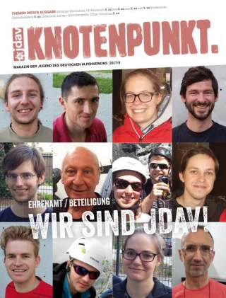 9 kleine Fotos von Mitgliedern der JDAV