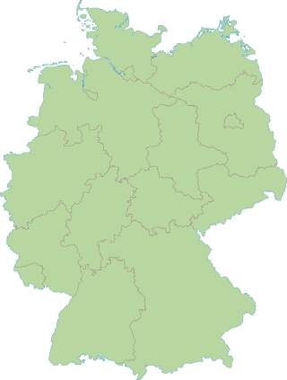 Übersichtskarte von Deutschland mit Bundesländern