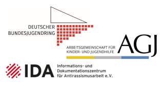 Logos der Organisationen in denen die JDAV Mitglied ist